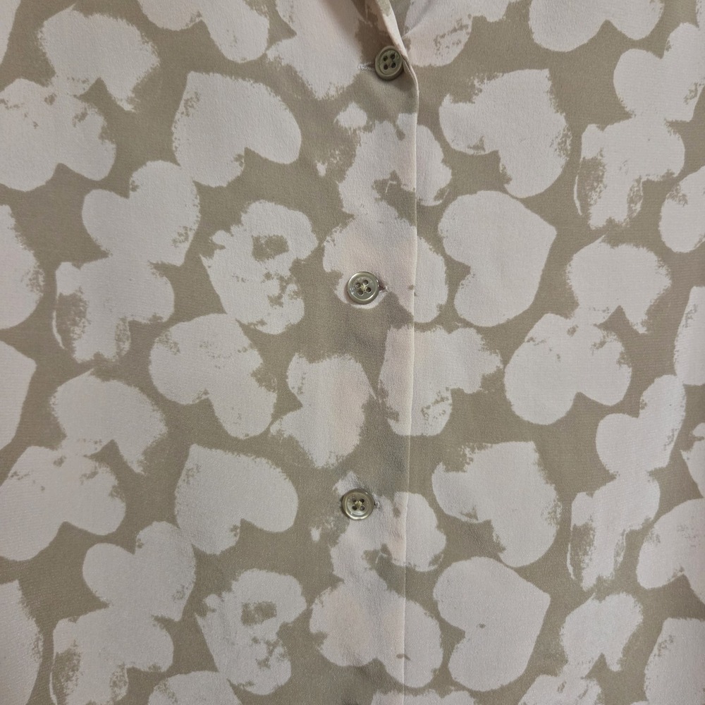 Equipment Femme Womens Adalyn Silk Blouse Blush Pink Butterfly Accent‎ Small - Picture 3 of 9